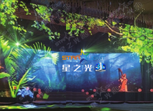 舞台丨全息纱幕投影